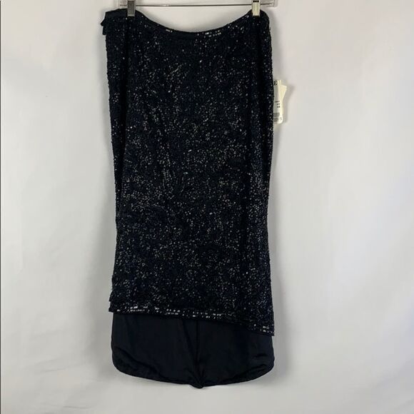 NEW Escada Black Beaded Skirt